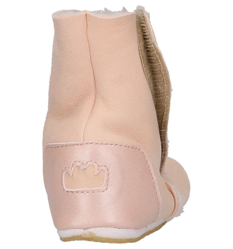 Easy Peasy Anti-slip Licht Roze Babylaarsjes in leer (234585)