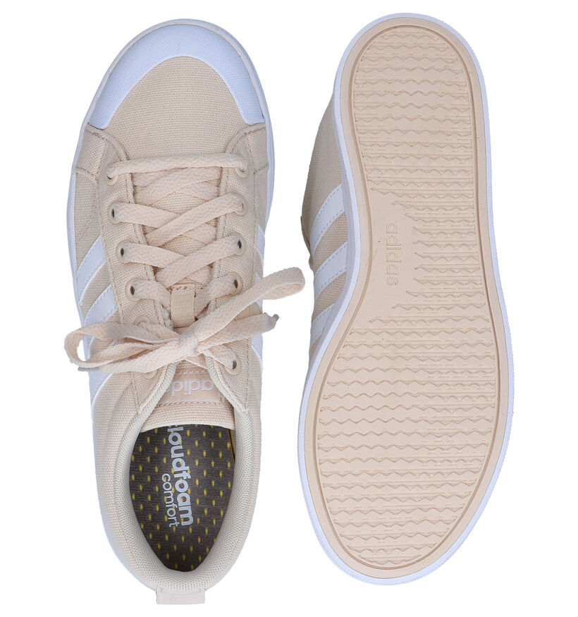 adidas Bravada Baskets en Beige pour femmes (290840) - pour semelles orthopédiques