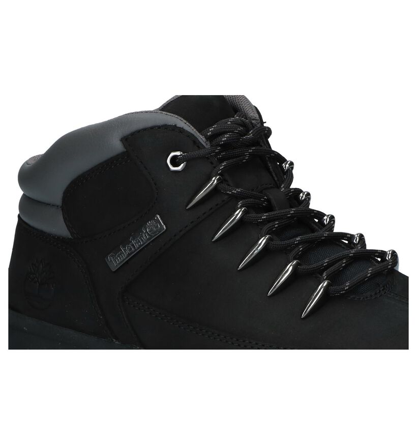 Cupsole Chaussures hautes en Noir en nubuck (232308)