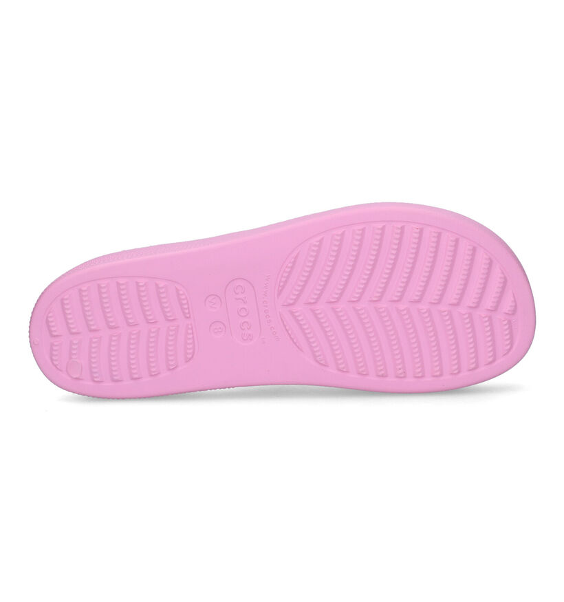 Crocs Classic Platform Nu-pieds en Rose pour femmes (322211)