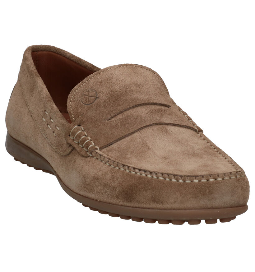 Ambiorix Gondola Mocassins en Beige en daim (291016)