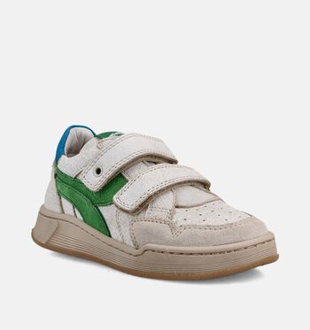 STONES and BONES Sneakers Wit/Blauw/Groen