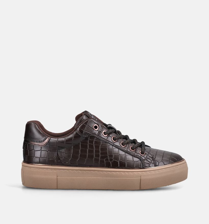 Tamaris Baskets en Brun fonc&eacute; pour femmes (376688) - pour semelles orthop&eacute;diques