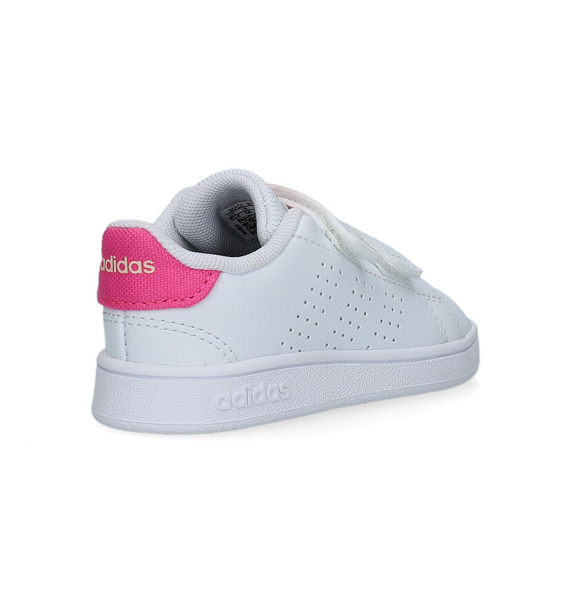 adidas Advantage CF Baskets en Blanc pour filles (326891) - pour semelles orthopédiques