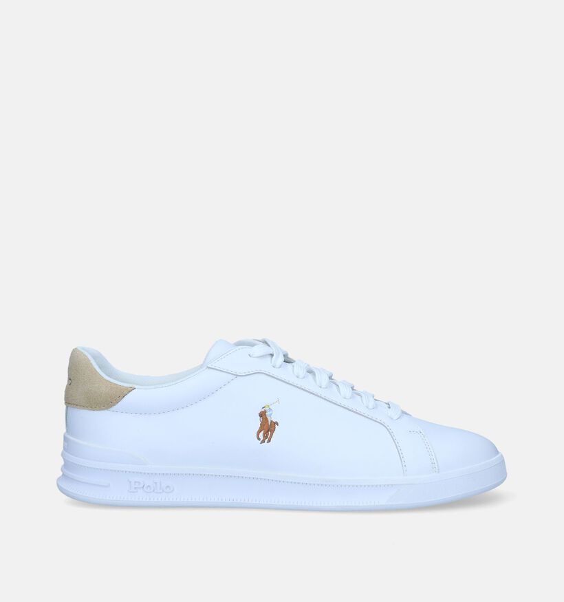 Polo Ralph Lauren HRT Court Chaussures à lacets en Blanc pour hommes (336797)