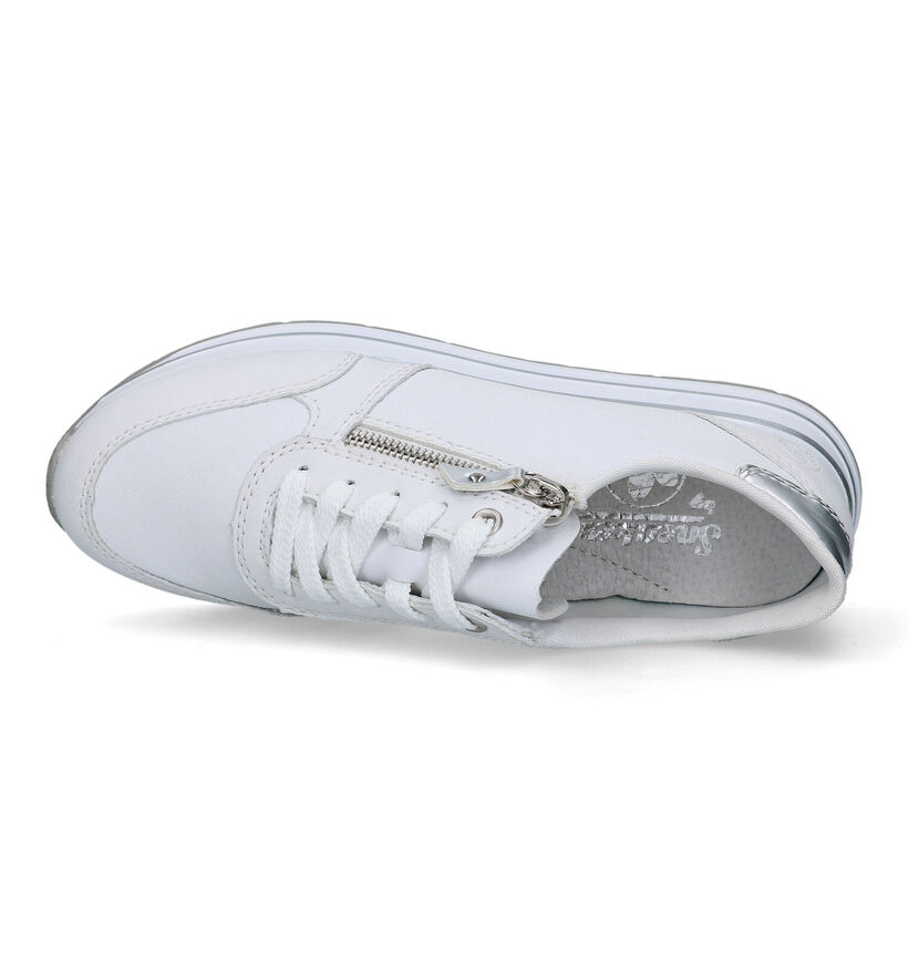 Rieker Witte Sneakers voor dames (320231) - geschikt voor steunzolen
