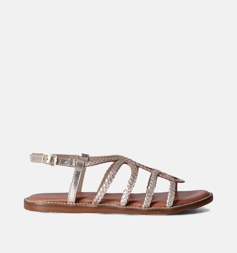 Atelier Tropezien Sandales plates en Or pour femmes (357726)