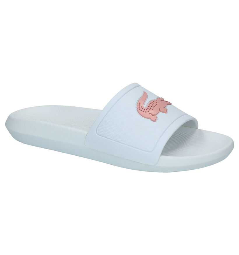 Lacoste Croco Slide Zwarte Slippers in kunststof (286771)