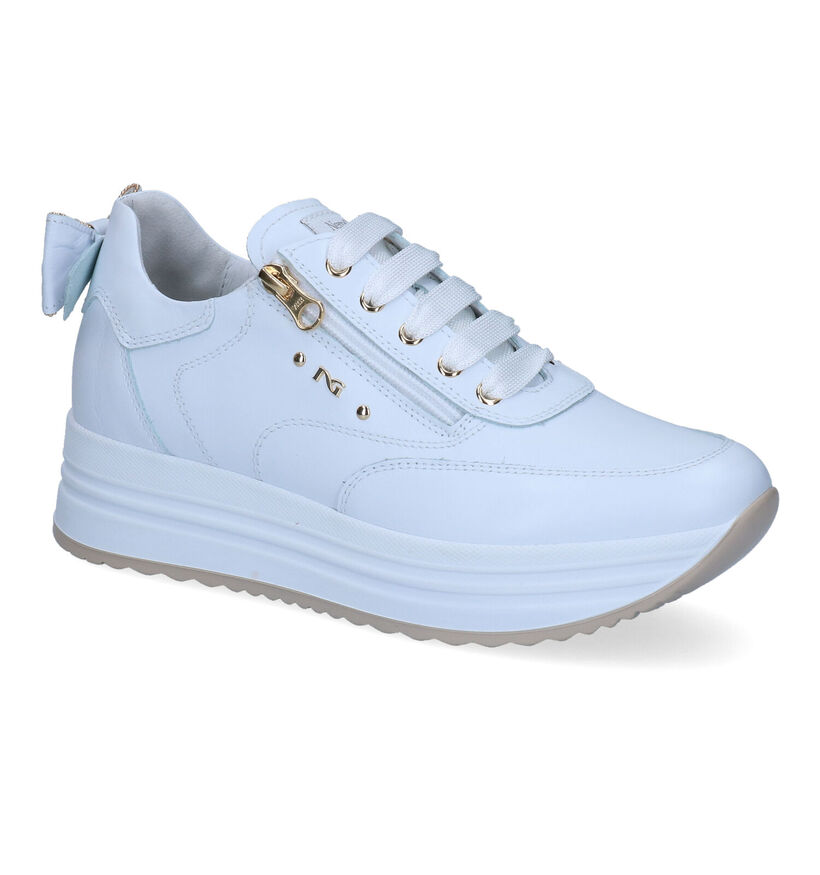 NeroGiardini Baskets casual en Blanc en cuir (307495)