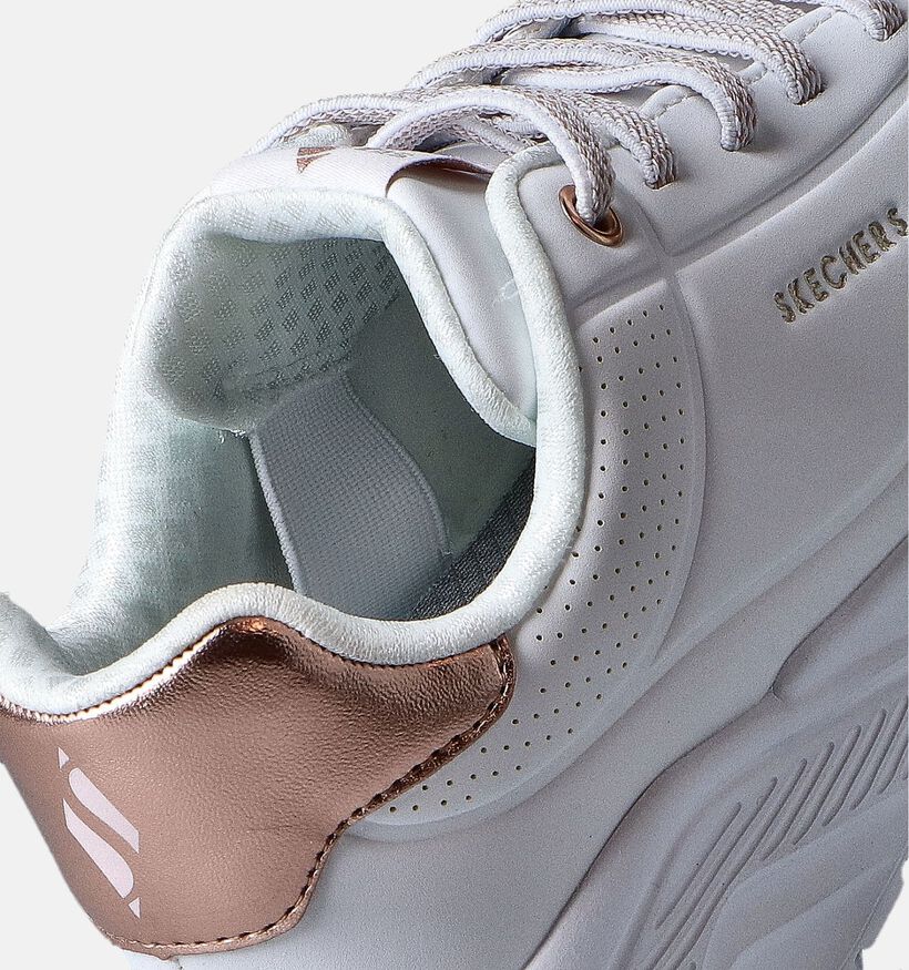 Skechers Uno Lite Witte Sneakers voor meisjes (352290)
