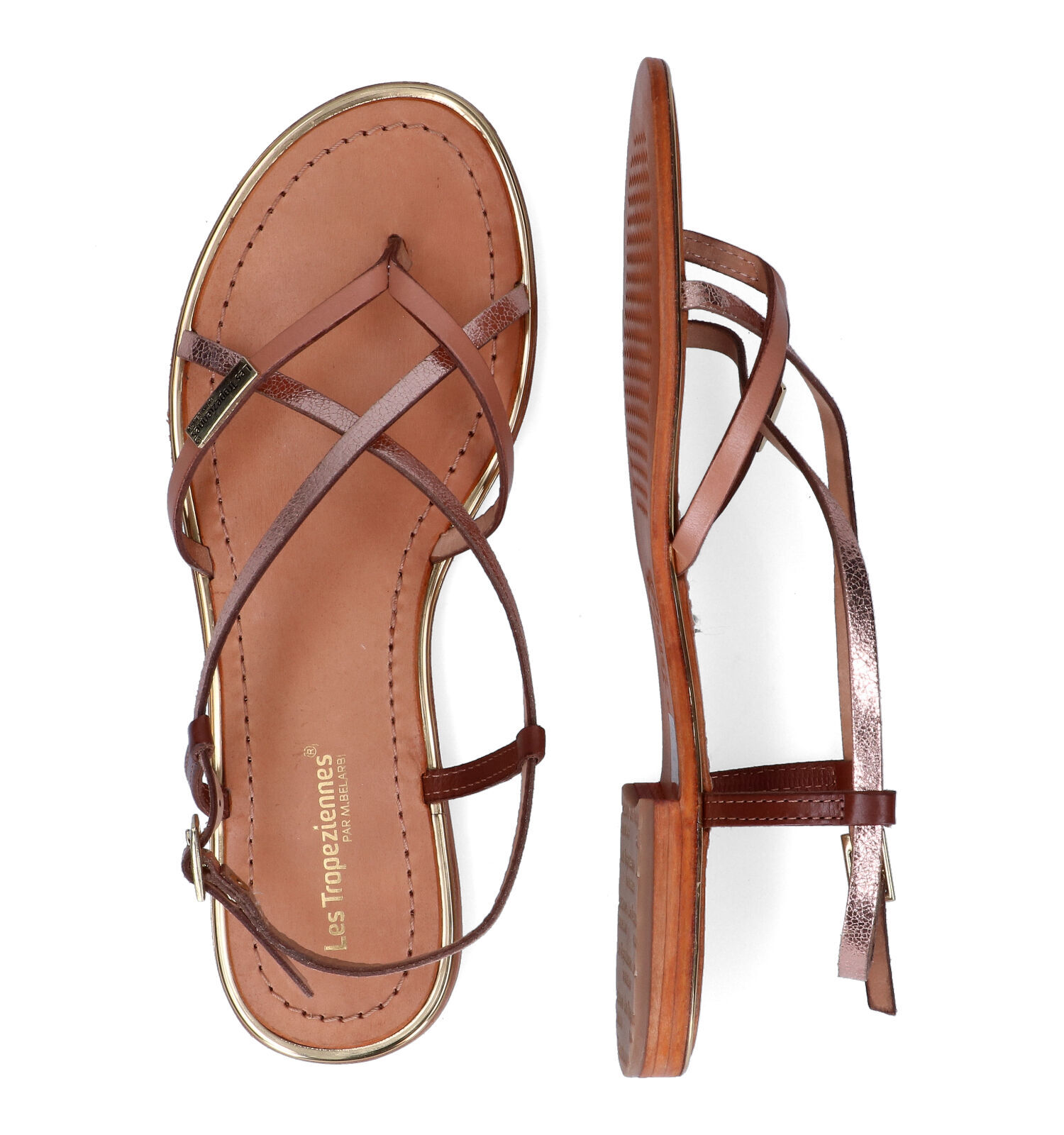 Les Tropeziennes Monaco Sandales en Rose Femmes Sandales en ligne sur TORFS.BE