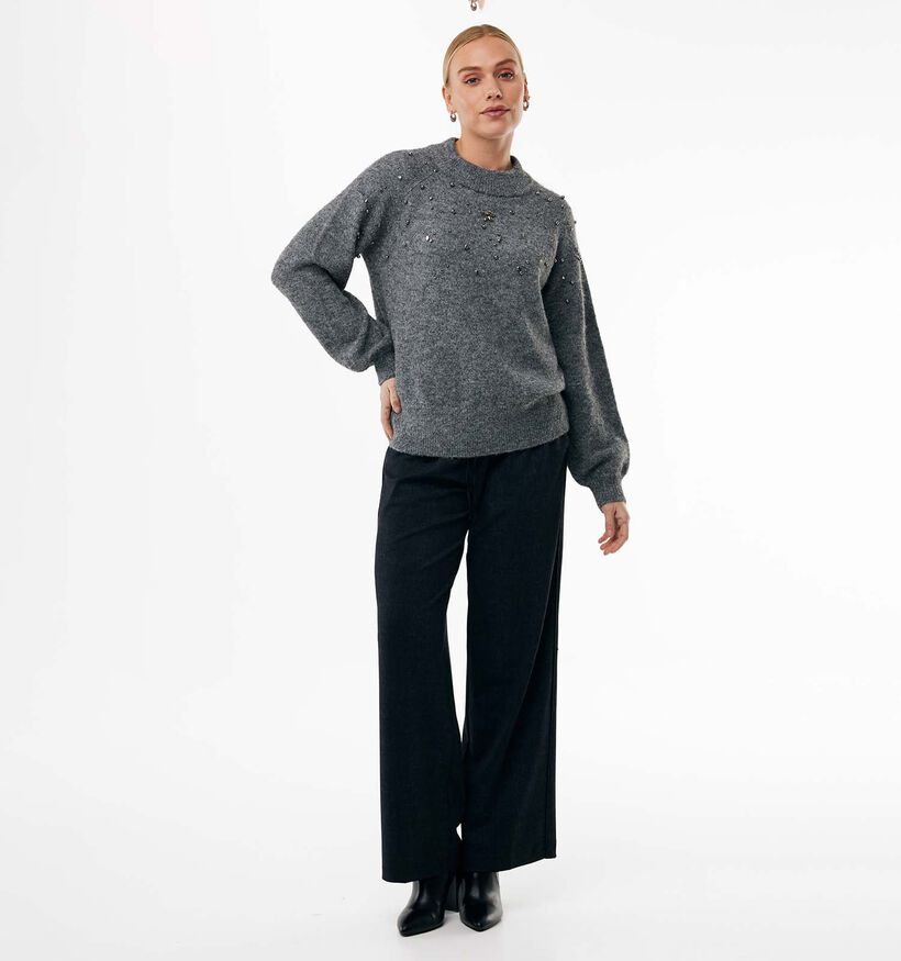 Mexx Embellishment Grijze Trui voor dames (380725)