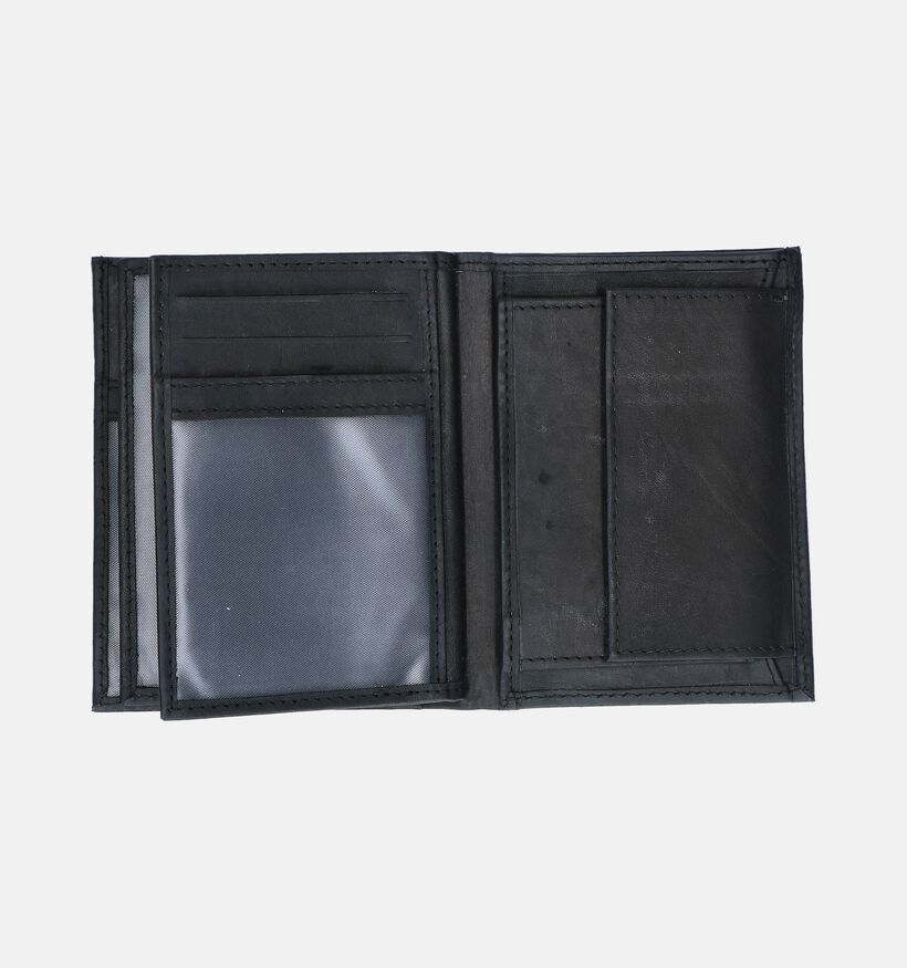 Euro-Leather Zwarte Portefeuille voor heren (372393)