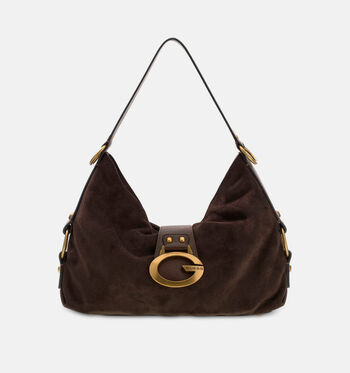 Guess Schoudertassen Espresso/Groen