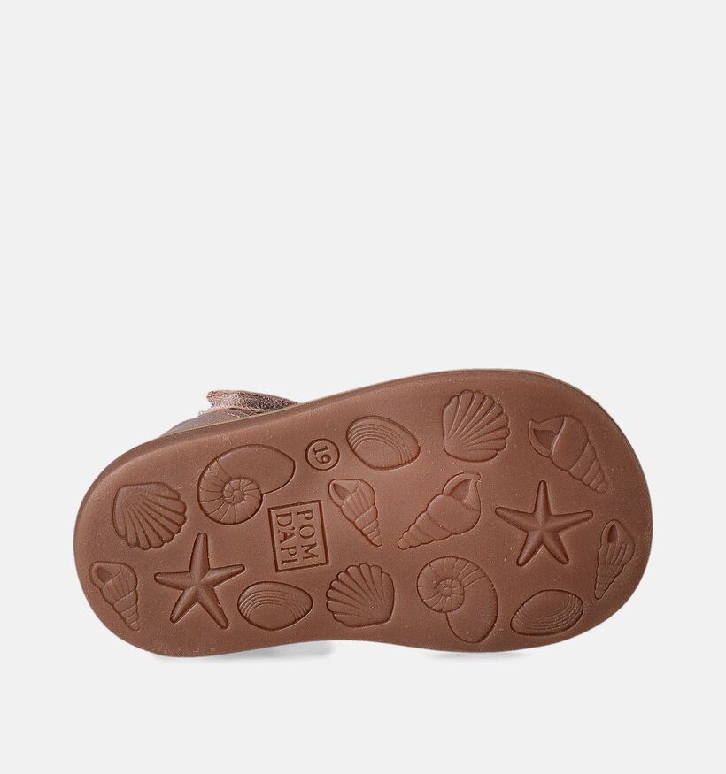Pom d'Api Poppy Papillon Sandales pour bébé en Rose pour filles (354621)