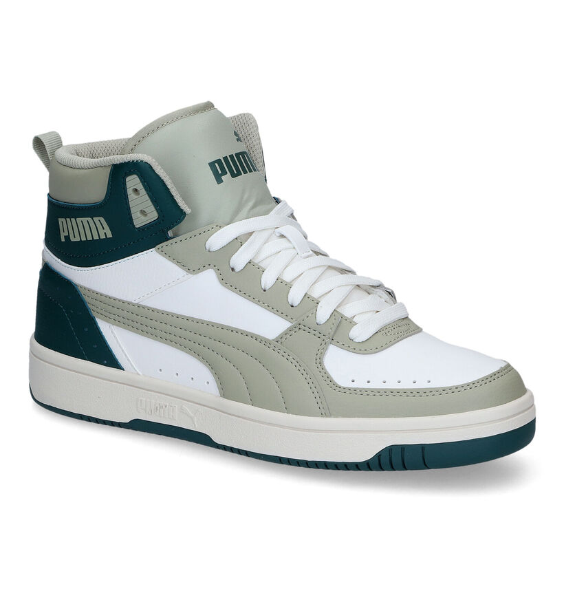 Puma Rebound Blauwe Sneakers in kunstleer (307173)
