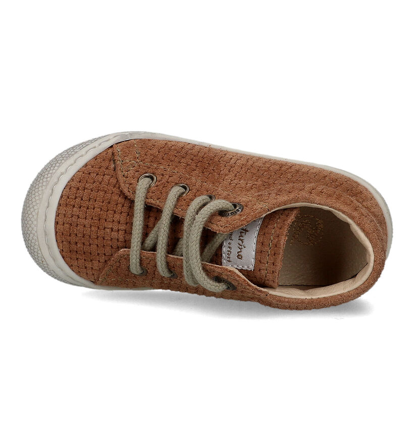 Naturino Cocoon Suede Woven Chaussures pour bébé en Bleu pour filles, garçons (339050)