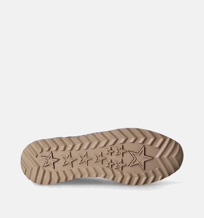Nathan-Baume Beige Veterschoenen voor dames (356265) - geschikt voor steunzolen