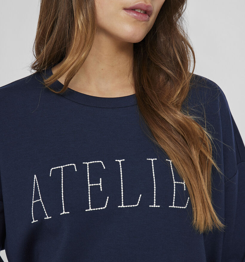 Vila Siffi Sweatshirt en Bleu pour femmes (351802)