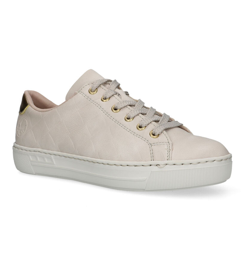 Rieker Baskets habillées en Beige clair en simili cuir (320343)