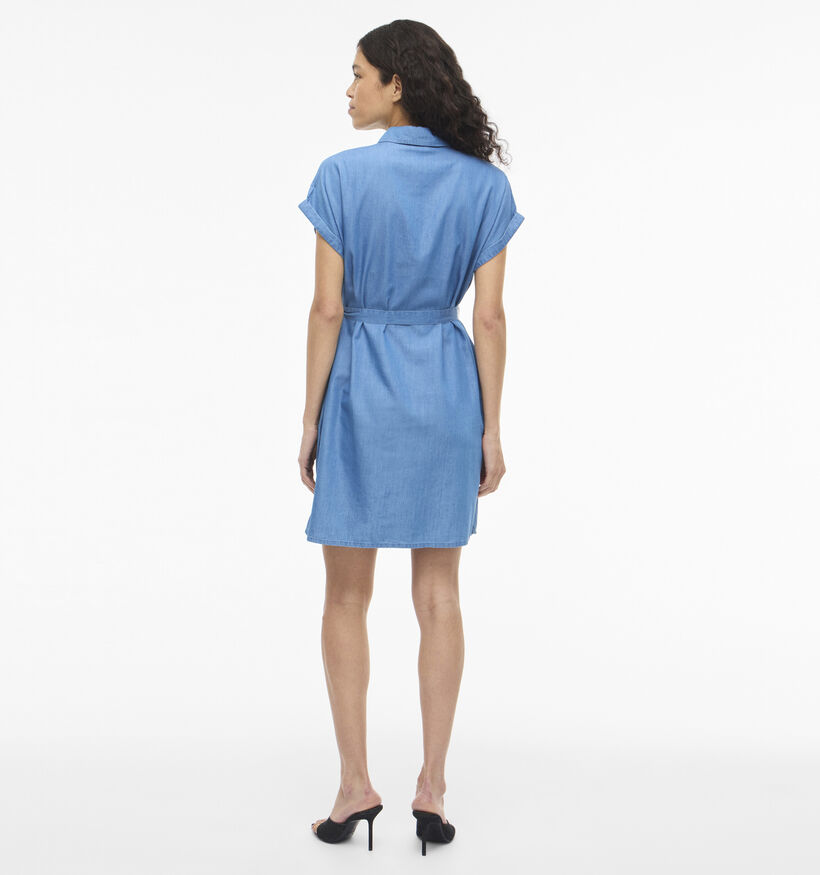 Vila Nori Denim Blauwe Hemdjurk voor dames (368067)