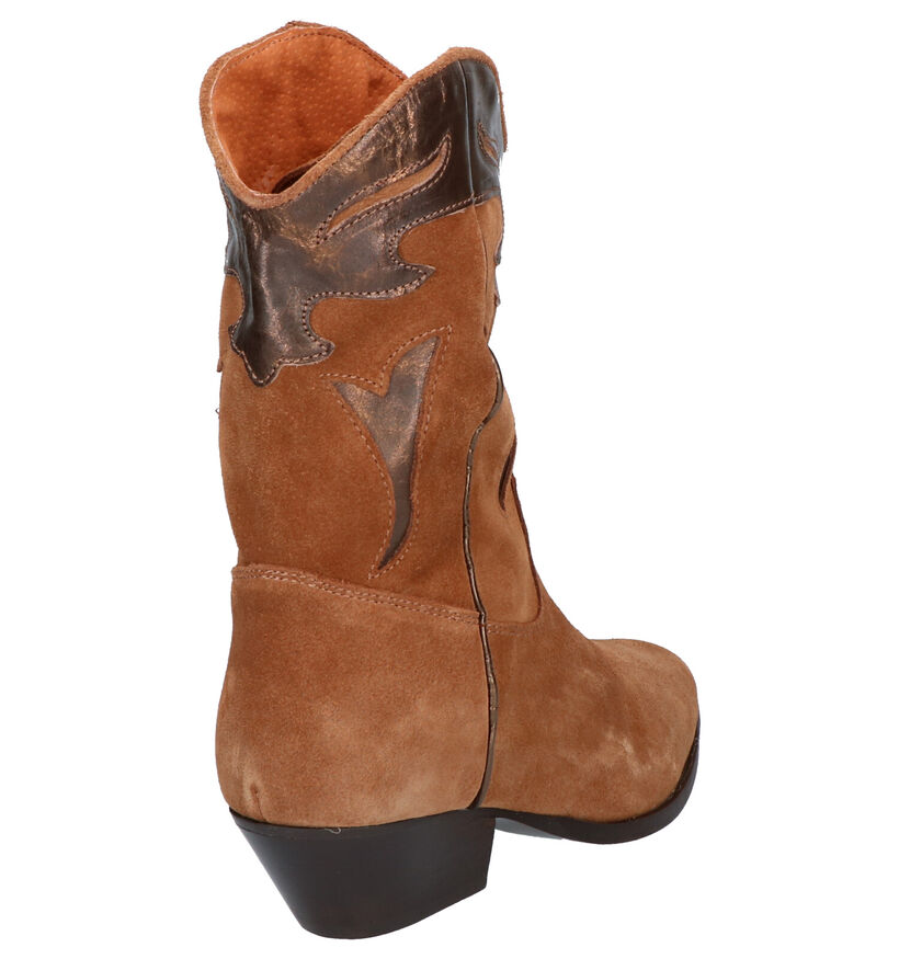 Tango Nina Bottes Western en Cognac en cuir (272690)