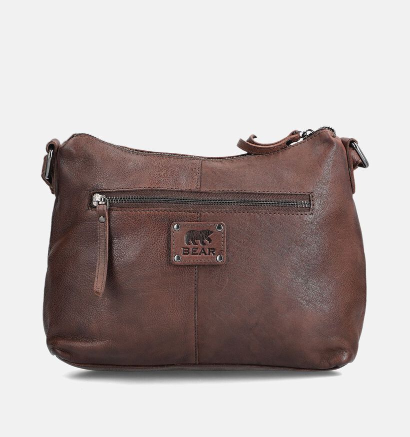 Bear Design Donkerbruine Schoudertas voor dames (382152)