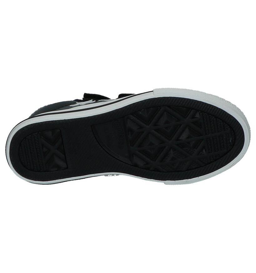 Converse Baskets hautes en Noir en cuir (233386)