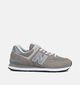 New Balance 574 Baskets en Taupe/Gris pour hommes (366263) - pour semelles orthopédiques