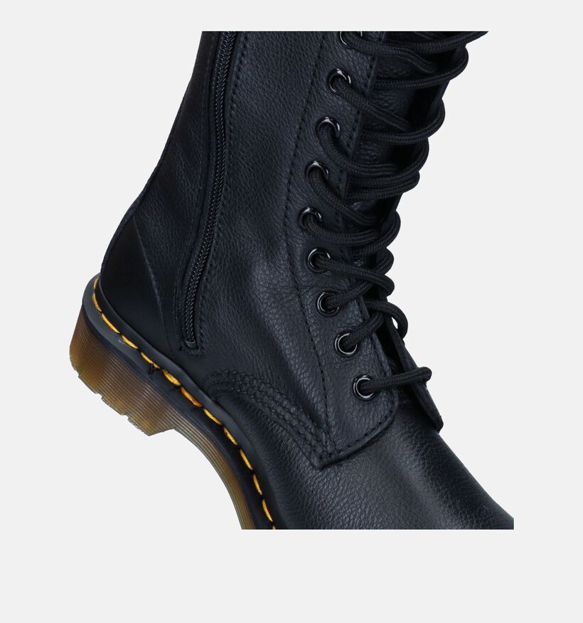 Dr. Martens 1B99 14 Eye Zip Boots en Noir pour femmes (343601) - pour semelles orthopédiques