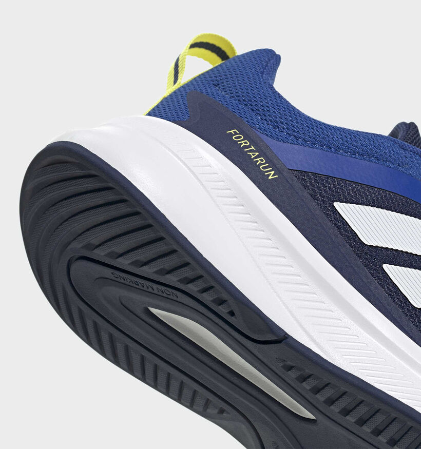 adidas Fortarun 4.0 Blauwe/Witte Sportsneakers voor jongens (380555)