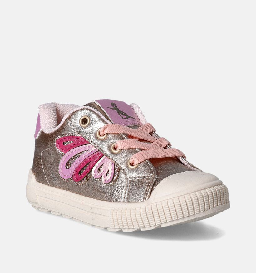 Milo & Mila Gouden Sneakers voor meisjes (354162) - geschikt voor steunzolen