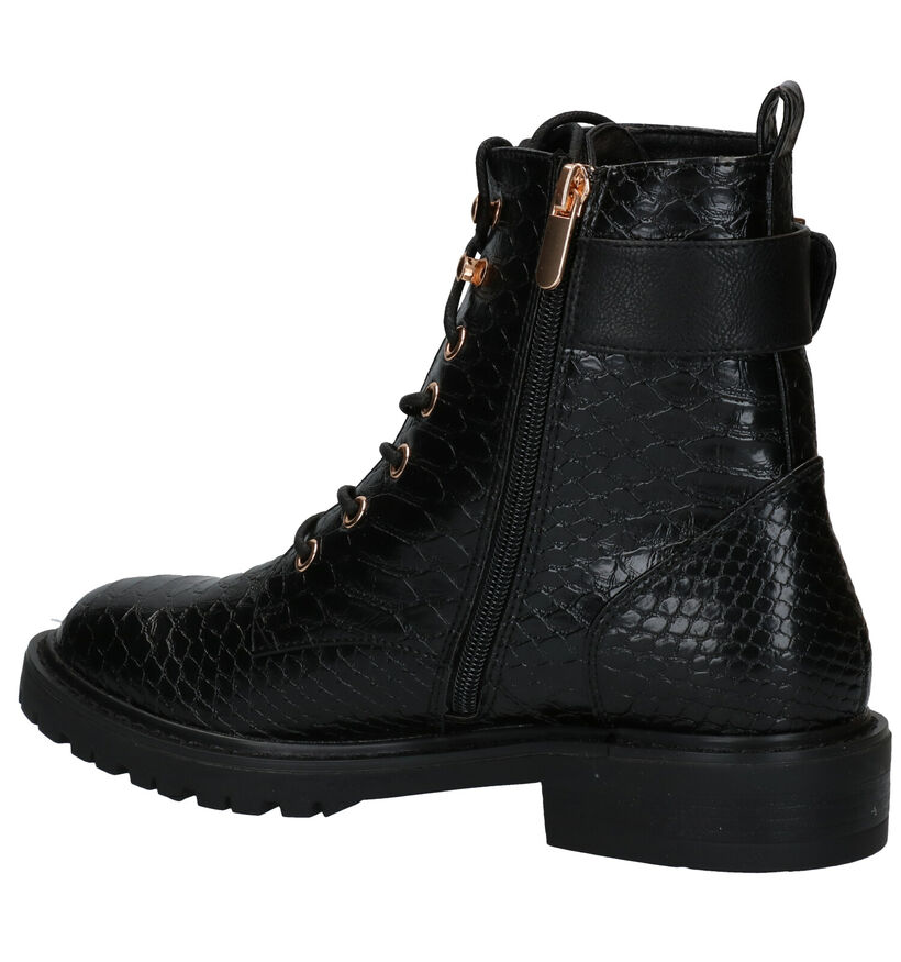 Youh! Zwarte Boots in kunstleer (277410)