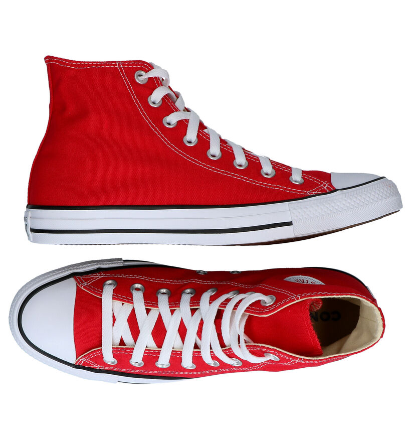Converse Chuck Taylor All Star Hi Zwarte Sneakers voor dames, heren (361446)