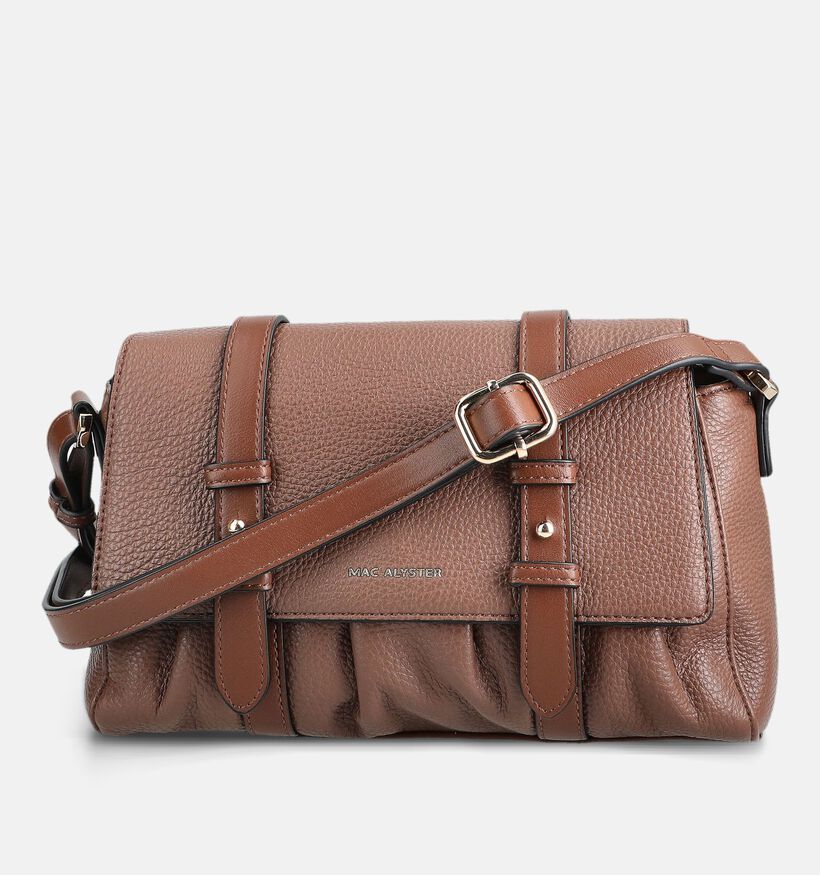 Mac Alyster Sac port&eacute; crois&eacute; en Brun fonc&eacute; pour femmes (381237)