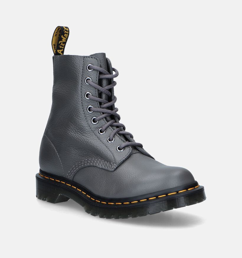 Dr. Martens 1460 Pascal Boots en Gris pour femmes (343613) - pour semelles orthopédiques