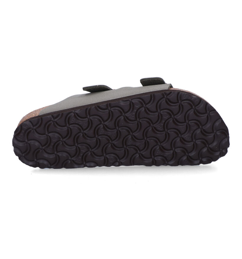 Birkenstock Arizona Nu-pieds en Noir pour filles, garçons (352238)