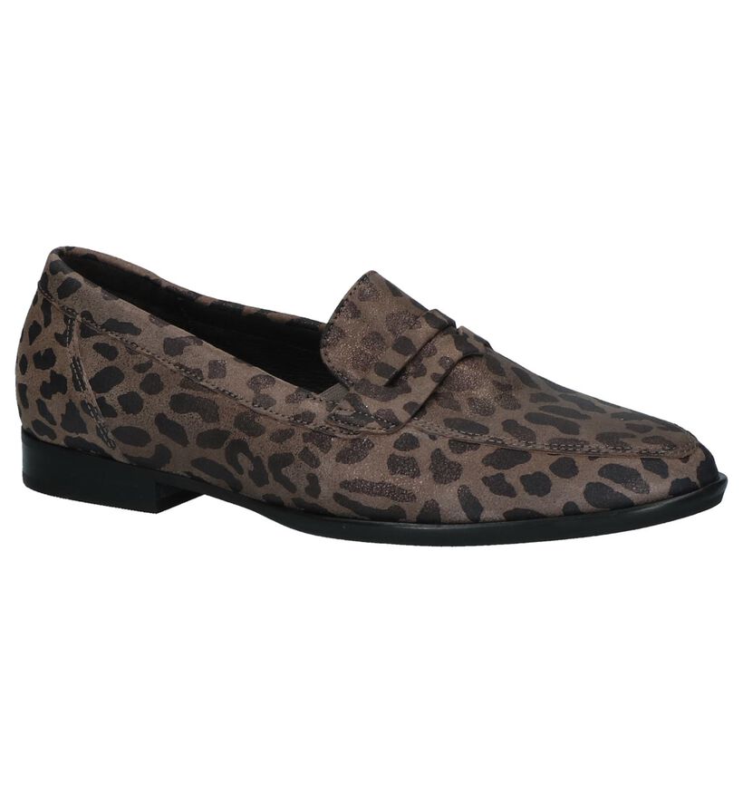 Gabor OptiFit Mocassins en Taupe en nubuck (231255)