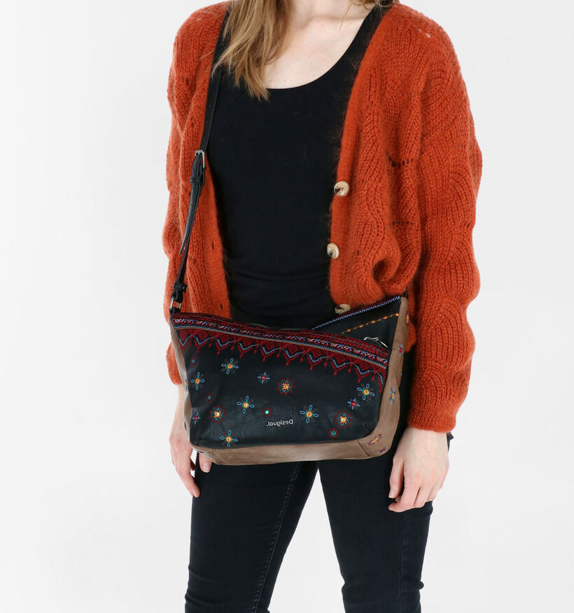 Desigual Zwarte Crossbody Tas in kunstleer (279940)