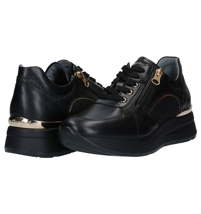 NeroGiardini Baskets casual en Noir en cuir (296637)