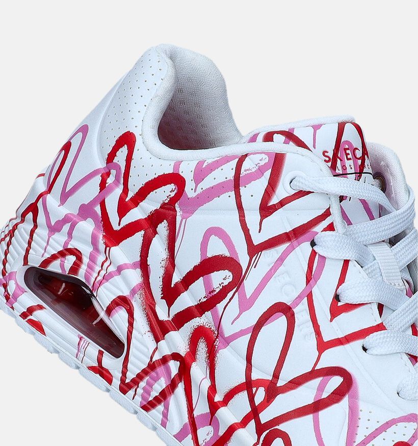 Skechers x JGoldcrown Uno Witte Sneakers voor dames (345155)