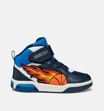 Geox Respira High Sneakers Zwart/Blauw