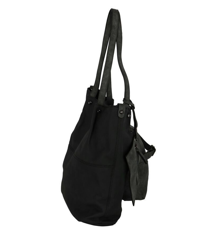 Emily & Noah Grijze Bag in Bag Shopper Tas in kunstleer (284365)