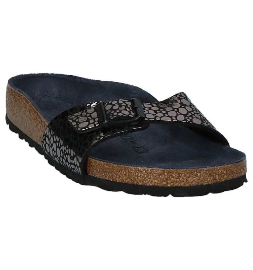 Birkenstock Madrid Zwarte Slippers voor dames (302977)