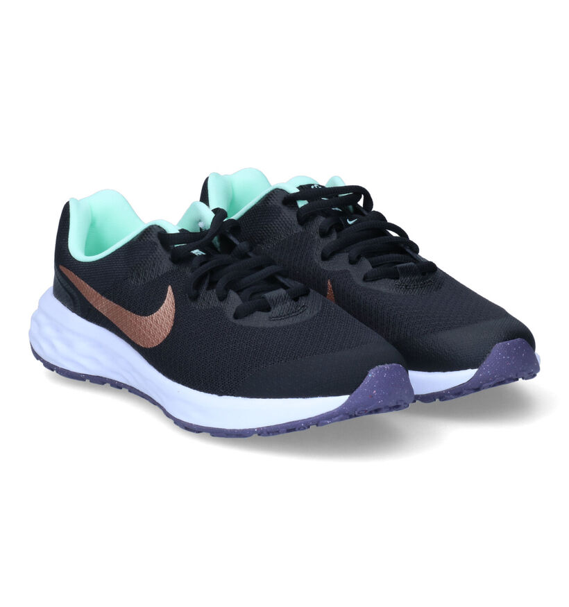 Nike Revolution 6 GS Blauwe Sneakers voor meisjes (308952)