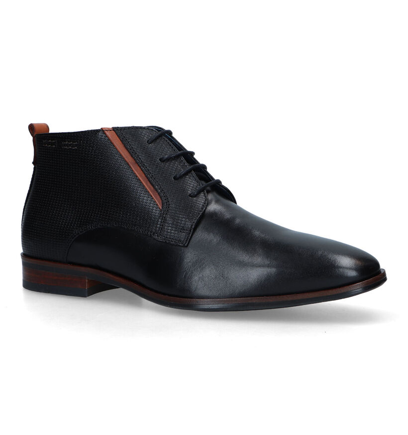 Berkelmans Estoril Chaussures habillées en Noir pour hommes (329598)