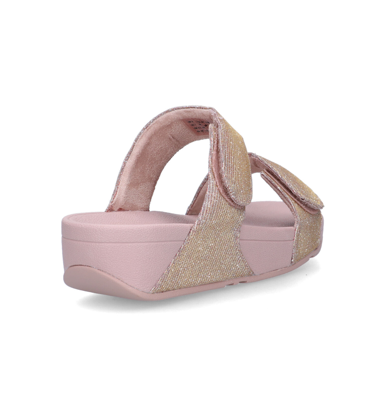 FitFlop Lulu Adjustable Shimmerlux Rose Gold Slippers Dames Slippers Online op TORFS.BE