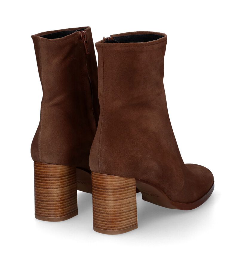 Zinda Bruine Enkellaarzen voor dames (314382)