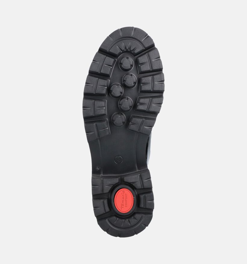 Tamaris Comfort Zwarte Veterschoenen voor dames (376321) - geschikt voor steunzolen