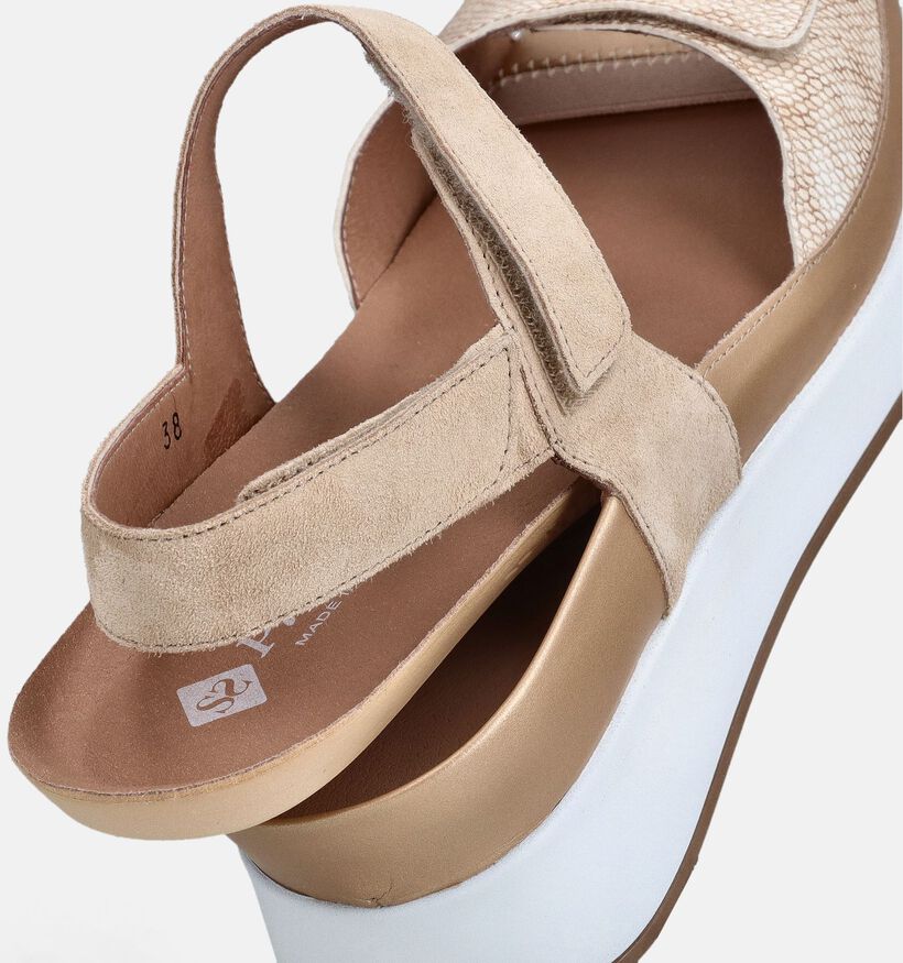Piesanto Beige Sandalen voor Steunzolen voor dames (373793) - geschikt voor steunzolen